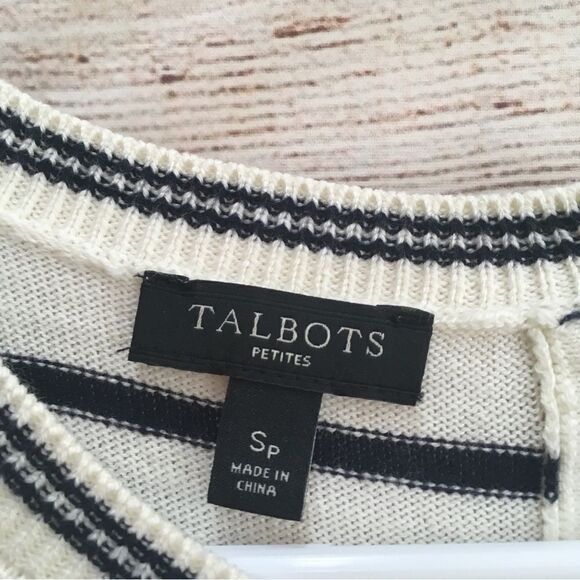 TALBOTS “HELLO” SEQUIN SWEATER‎ - Picture 4 of 7